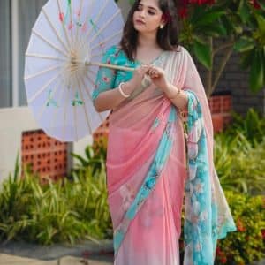 প্রিমিয়াম কোয়ালিটি বাটারফ্লাই সিল্ক শাড়ি
